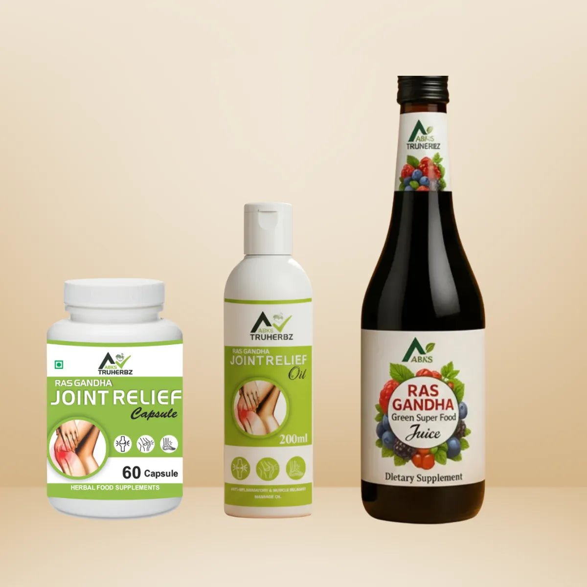 JOINT CARE COMBO of 3 (Juice+ oil+ capsules)